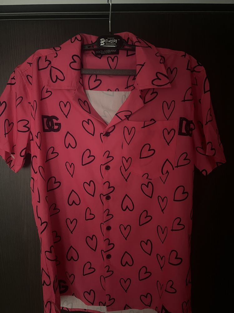 Dolce Gabbana Shirt Camasa Roz