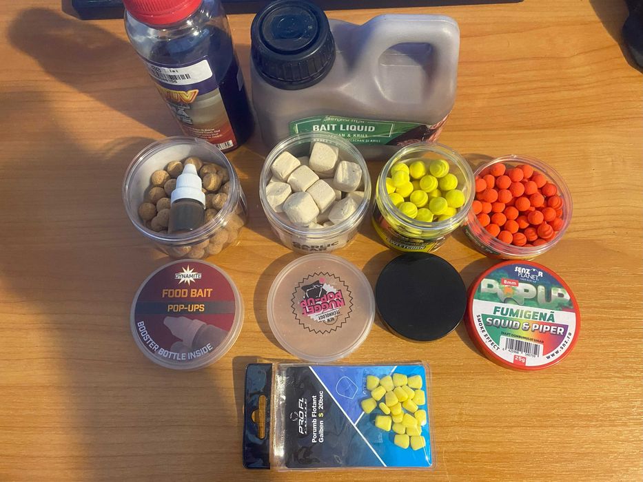 Boilies uri pop up pentru crap si caras