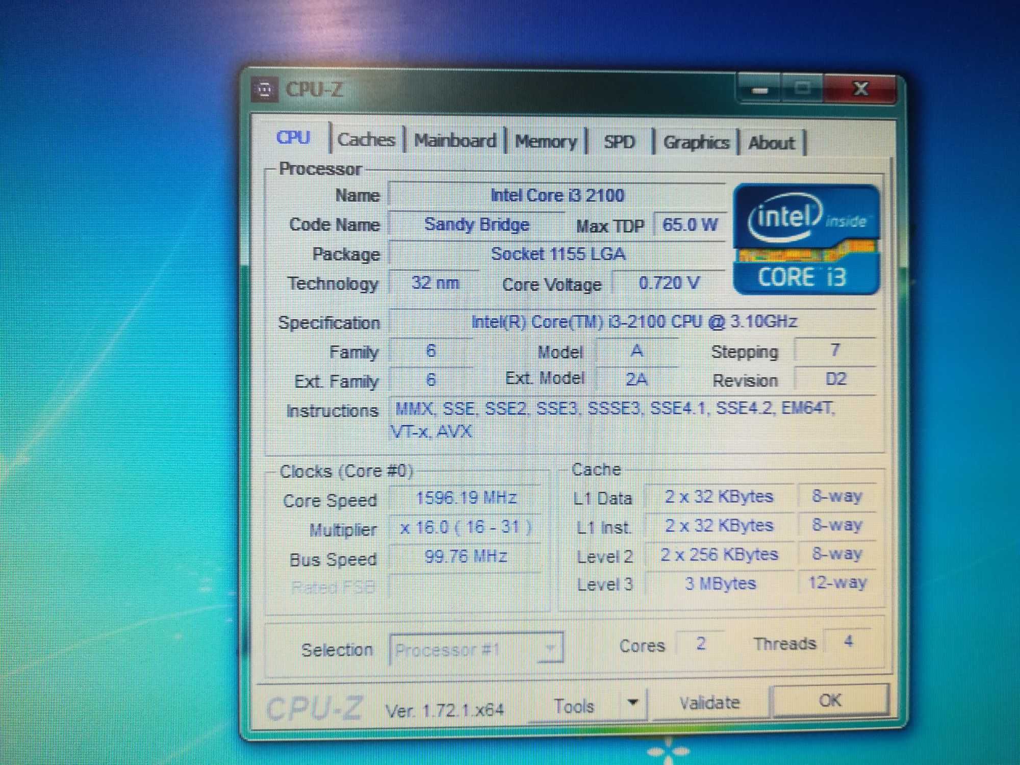 Дъна платка с Intel® Core™ i3
