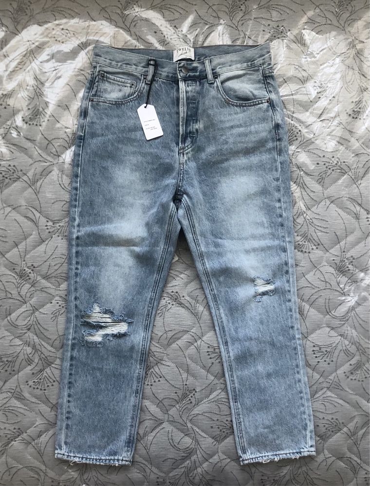 НОВИ Twelve Kason Distressed High Rise Jeans - дамски дънки - р.28