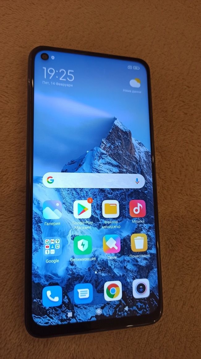 Redmi Note 9 телефон син 128гб
