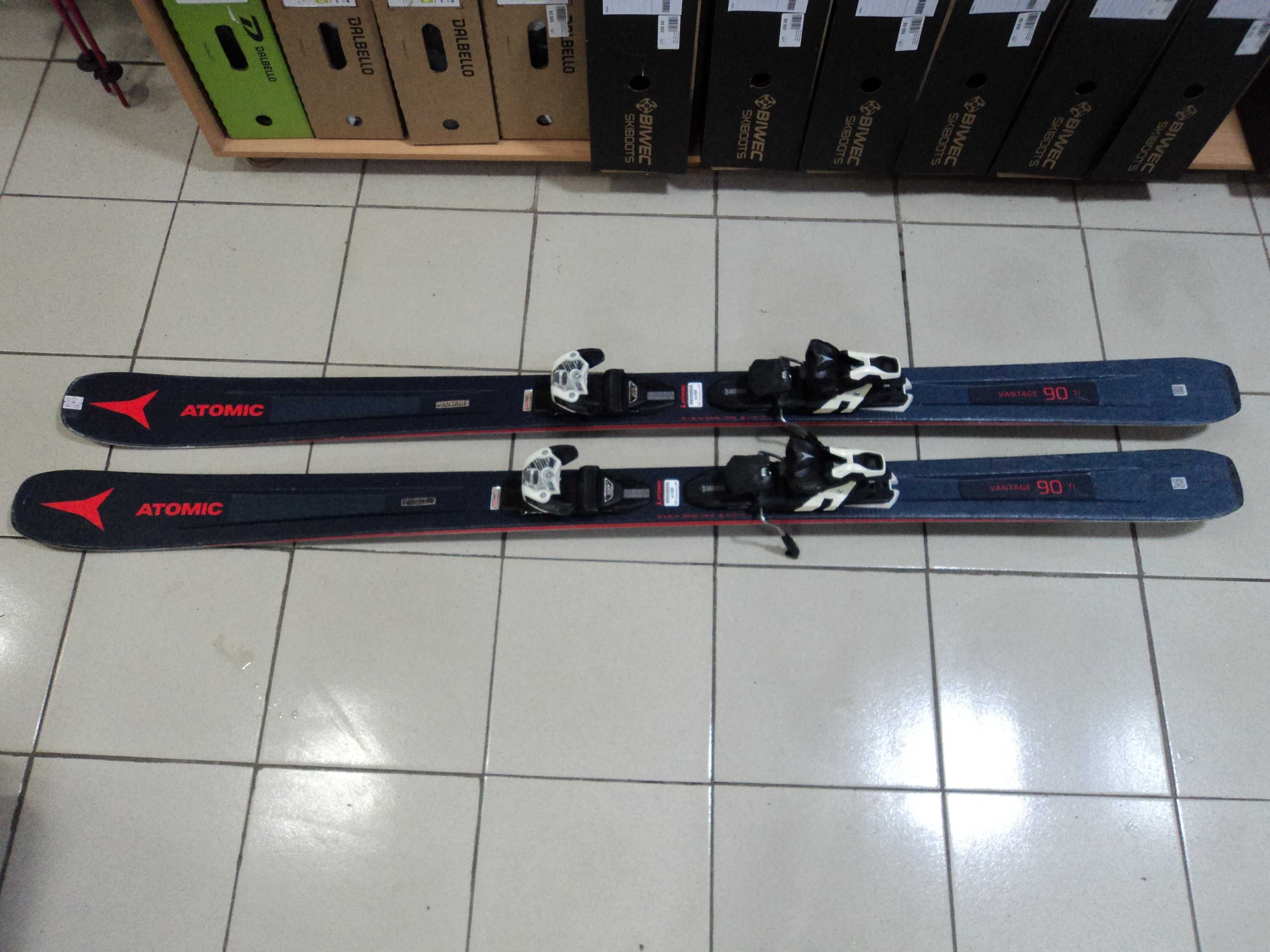 Не новые австрийские лыжи ATOMIC м-ль VANTAGE 90 Ti 176 см+кр Vader 12