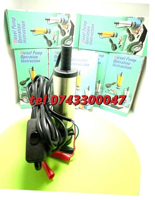 Pompa Transfer Lichid Submersibila Carpoint Electrica 12v  8500min