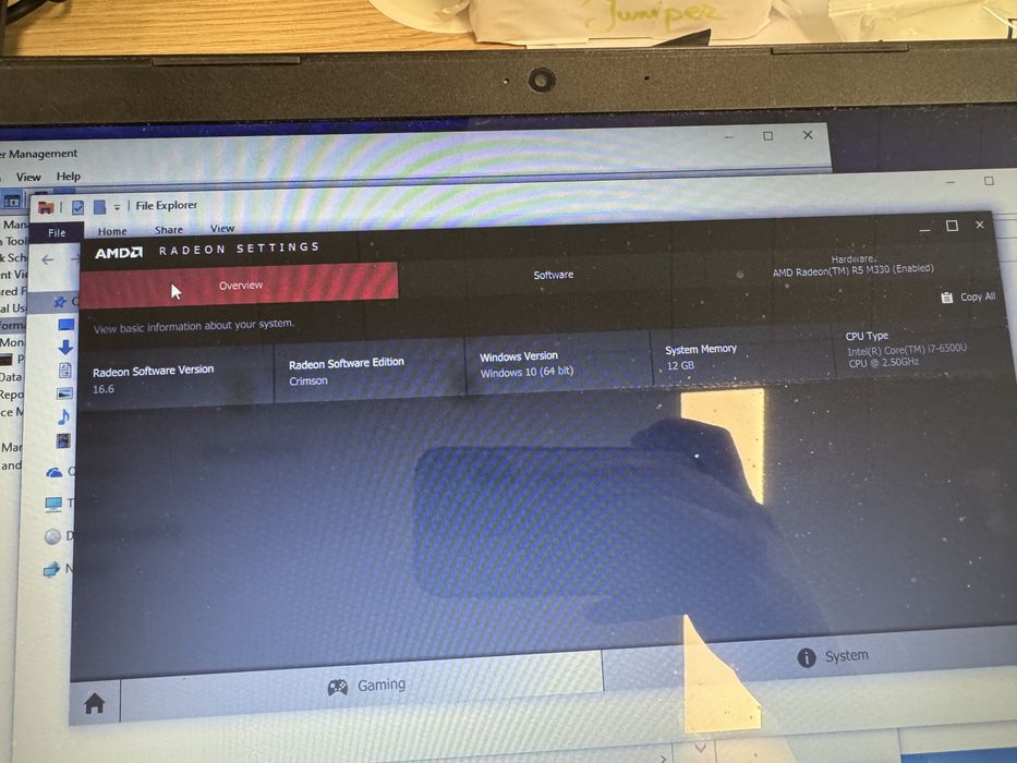 Laptop Lenovo IdeaPad300 Intel I7 12GB RAM