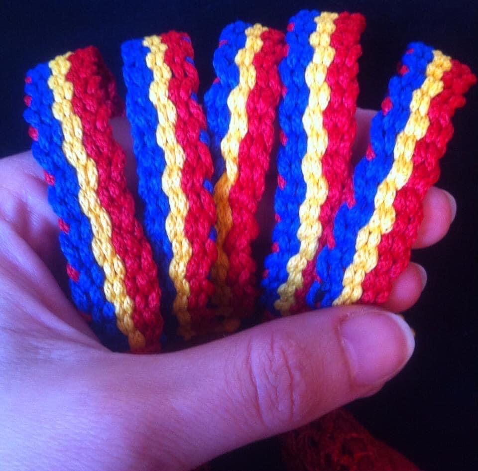 Bratari tricolor handmade