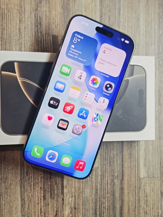 Като нов iPhone 16 Pro Max 256 GB Natural Titanium