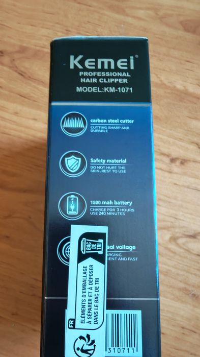 Машинка kemei 1400 mah battery