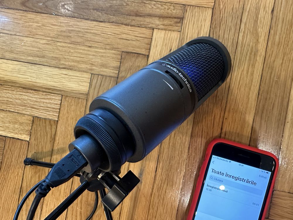 Microfon Audio Tehnica AT2020i iphone usb Studio Podcast rode