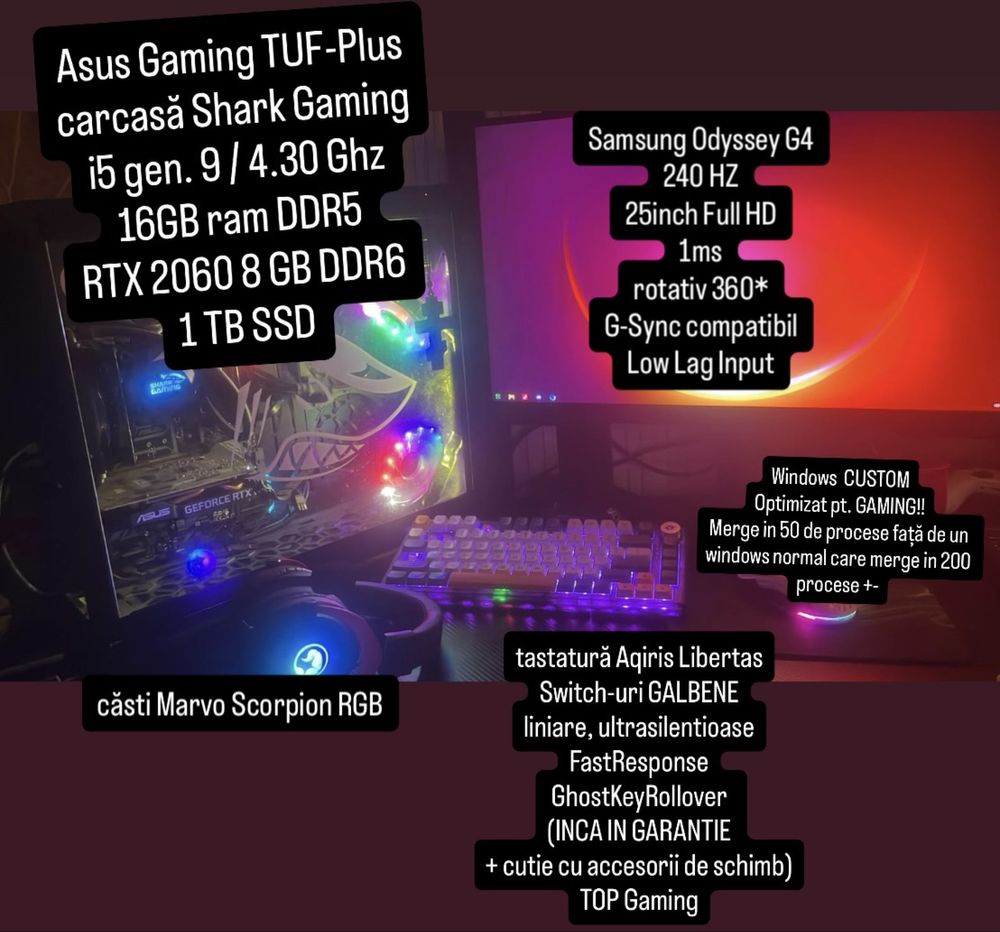 Sistem Gaming PC complet