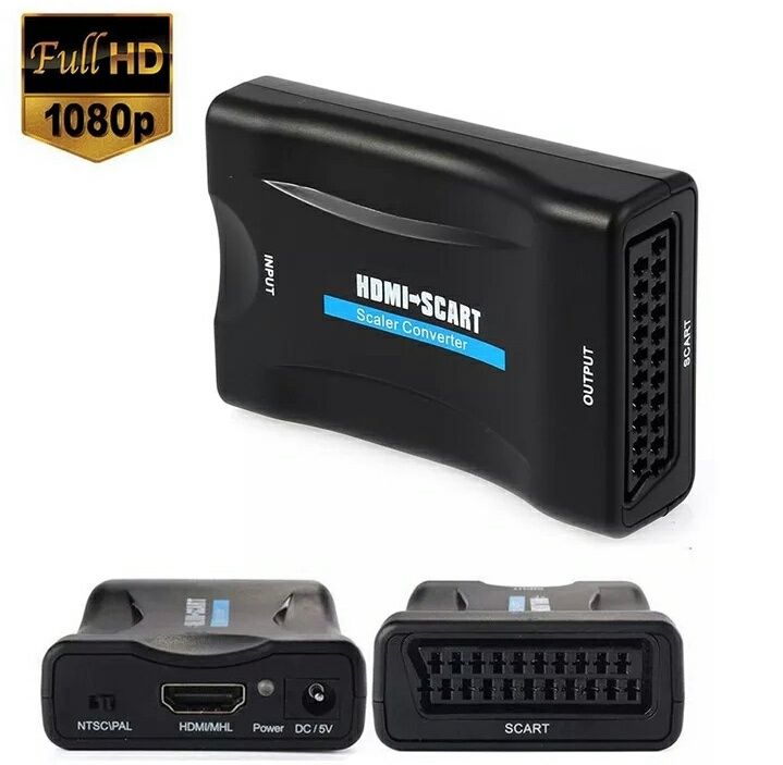 Переходник HDMI на SCART, адаптер, конвертер