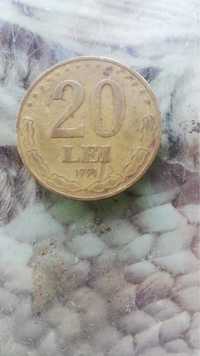 Moneda 20 lei, anul 1991
