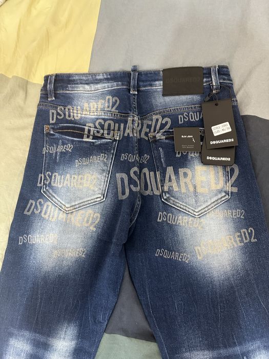 blugi dsquared2 albastrii