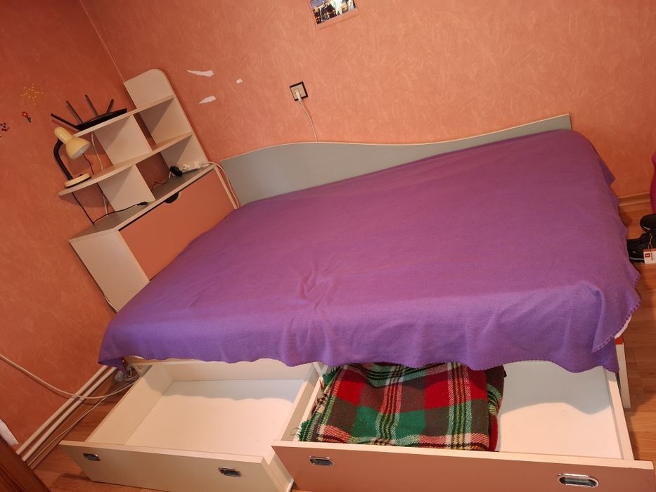 Комплект секция, гардероб, ракла и легло