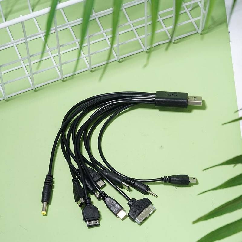 10în1: cabluri încărcare Nokia, LG, Sony, Ipod, Motorola, Samsung etc