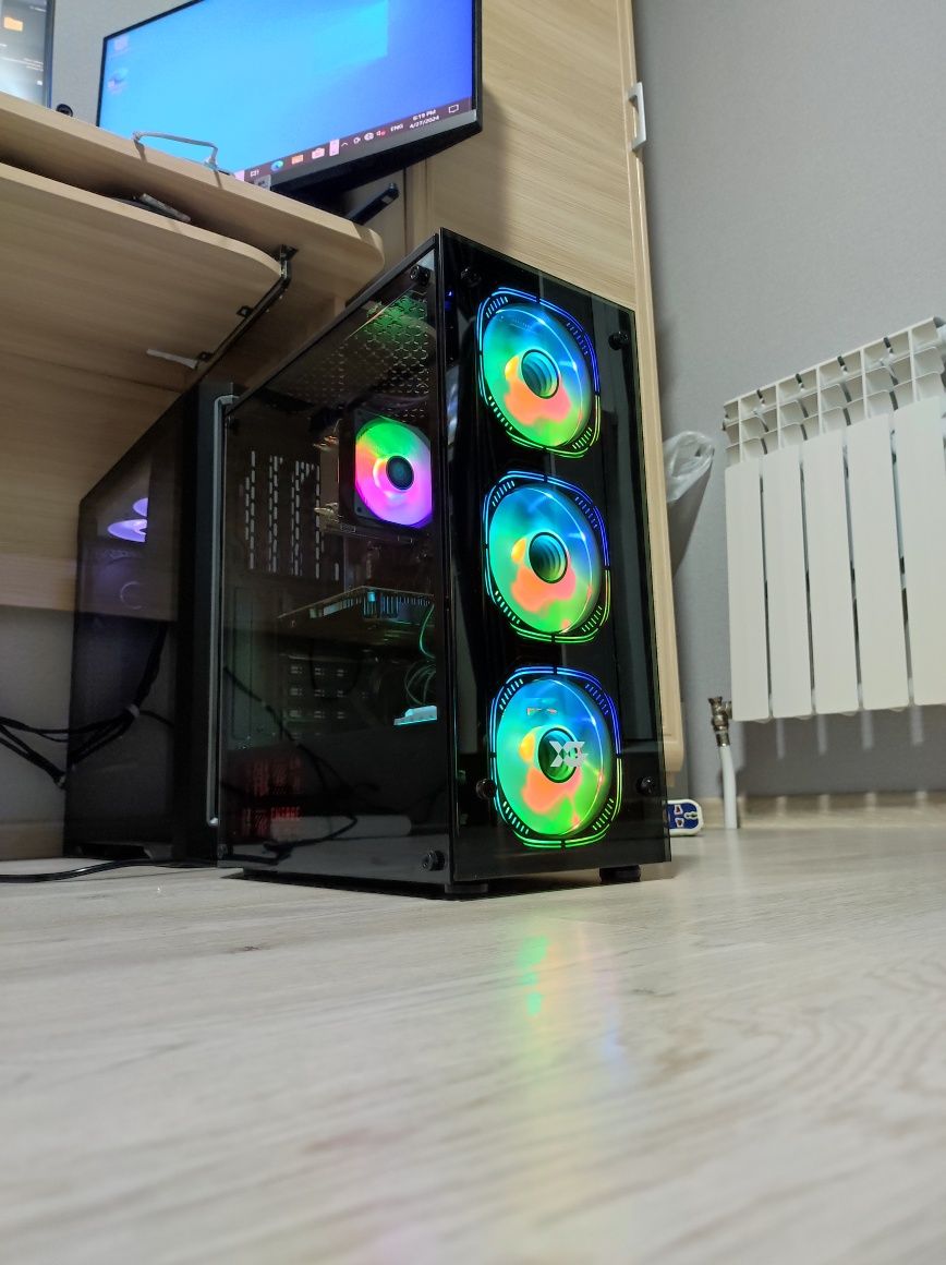 ПК Ryzen/B450/GTX 1050 ti/16gb/SSD-HDD.