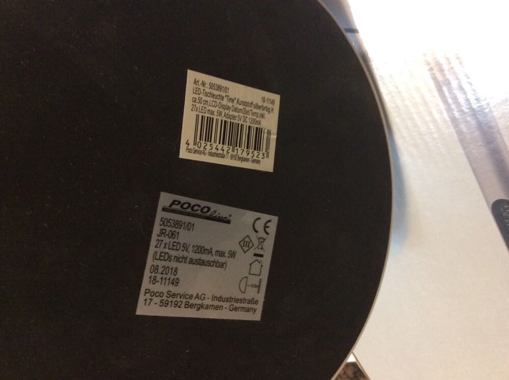 Veioza led Poco line 27 led x5V maxim,made in Germany
