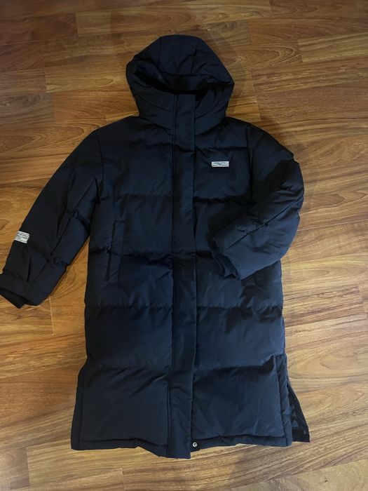 palton negru gros femei