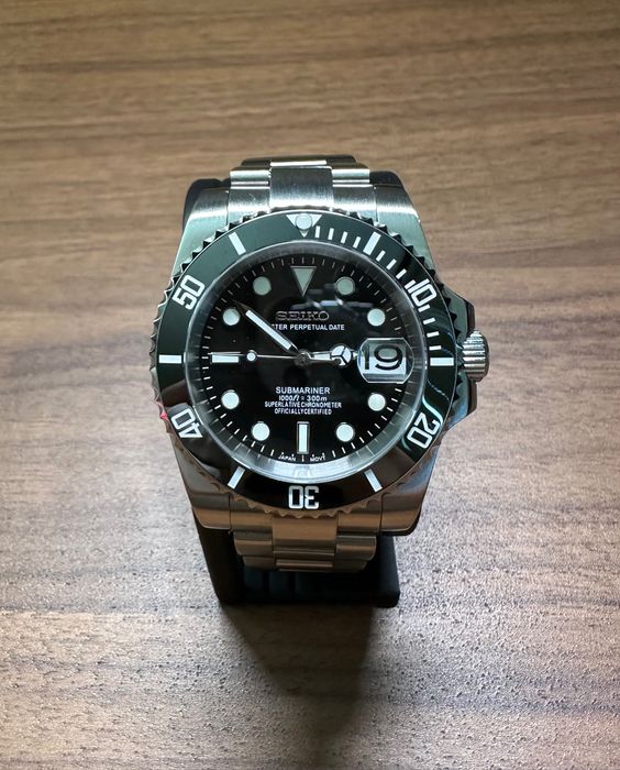 Мъжки автоматичен часовник 40мм. със "Seiko" циферблат и механизъм