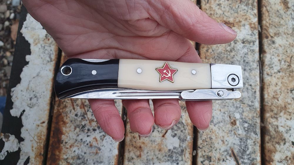 Cutit briceag rusesc Finka NKVD CCCP, Stroporez,vanatoare,pescuit,URSS