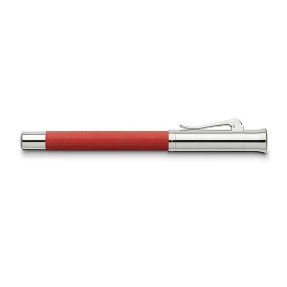 Stilou Graf von Faber-Castell Fountain pen Guilloche India Red M