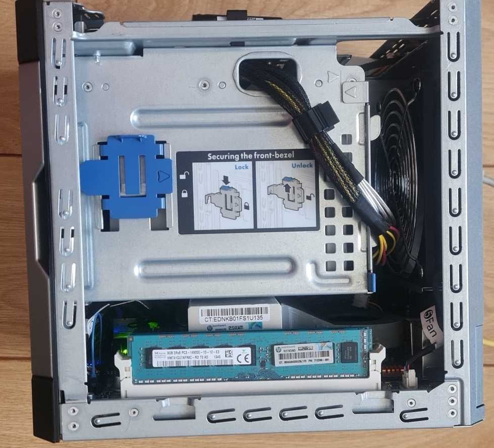 HP MicroServer Gen8 Xeon 16GB ECC + Switch HP PS1810 – HomeLab complet