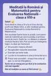 Meditatii la romana si matematica
