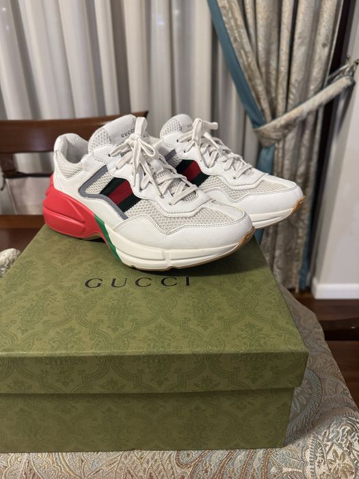 Gucci Rython "White Red Green Reflective"