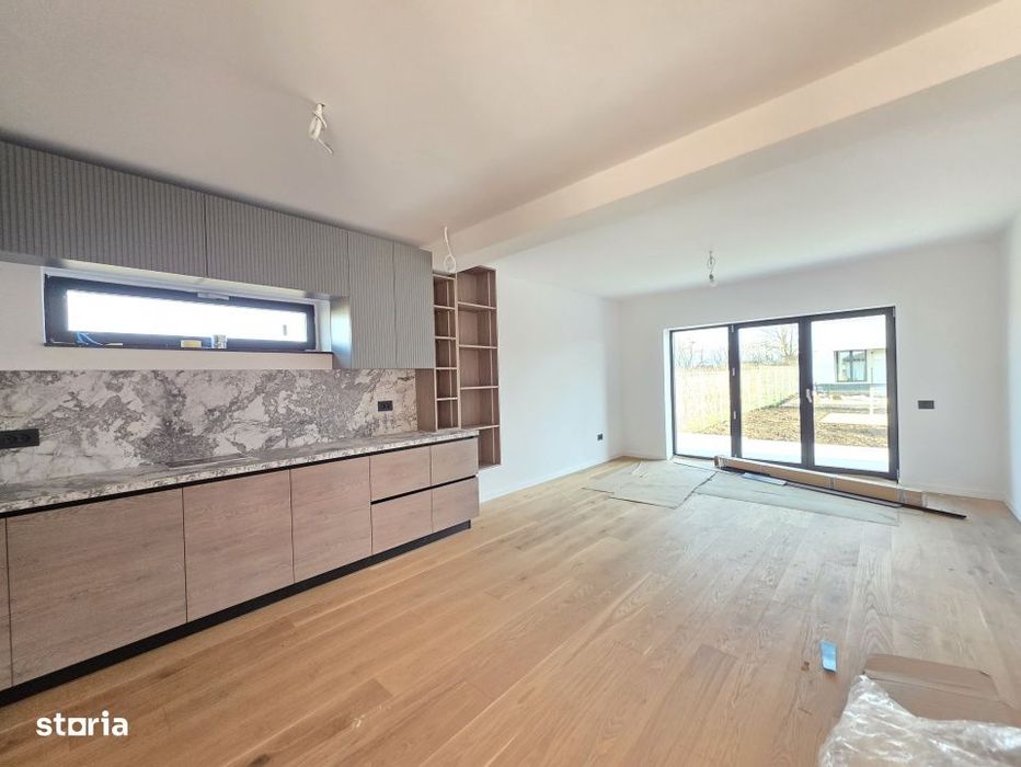 Casa individuala pe parter 105mp utili, teren 520mp, Stupini