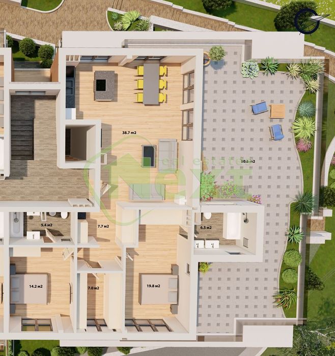 Продава се Тристаен апартамент в София, Бояна - 134 кв.м за 2986 €/кв.м - Снимка #4