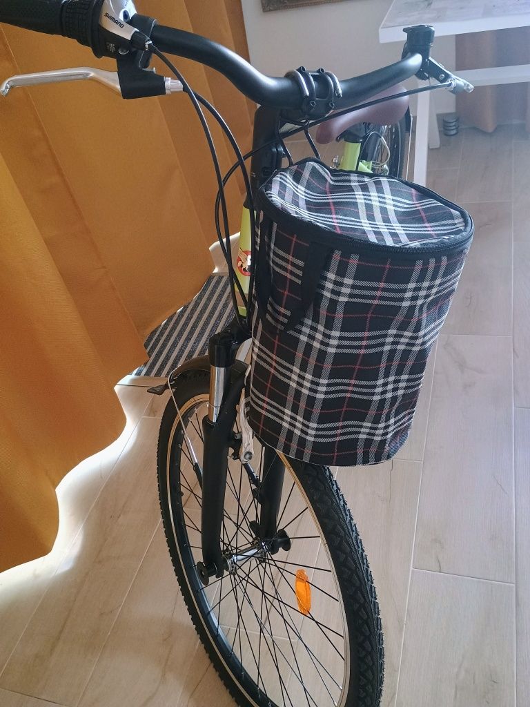 Bicicleta Pegas Comoda, 26 inch, Verde Fistic,Shimano,7 viteze