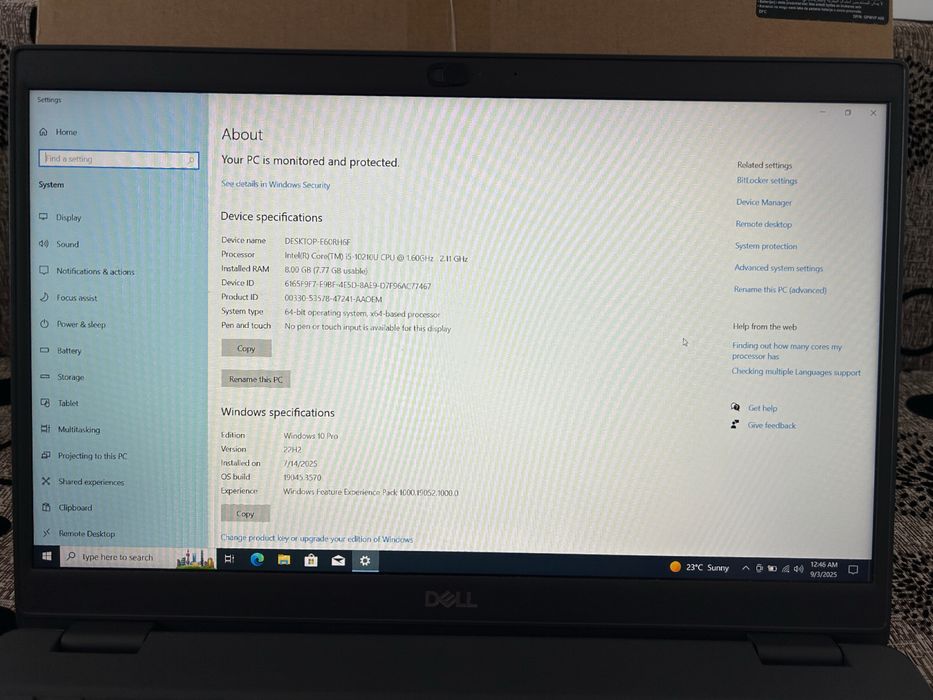 Laptop Dell Latitude 3510