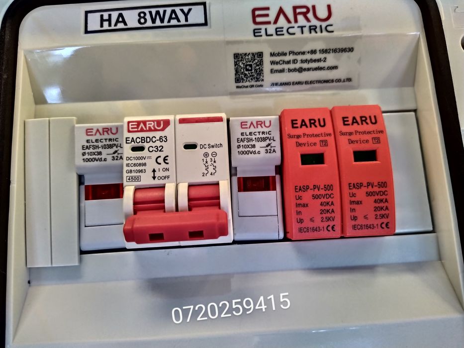 Tablou Protectie Sisteme Fotovoltaice 500V 32A SI 500V 63A!