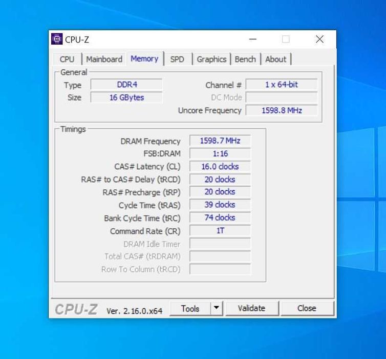 Memorie RAM PC 16Gb DDR4 3200MHz