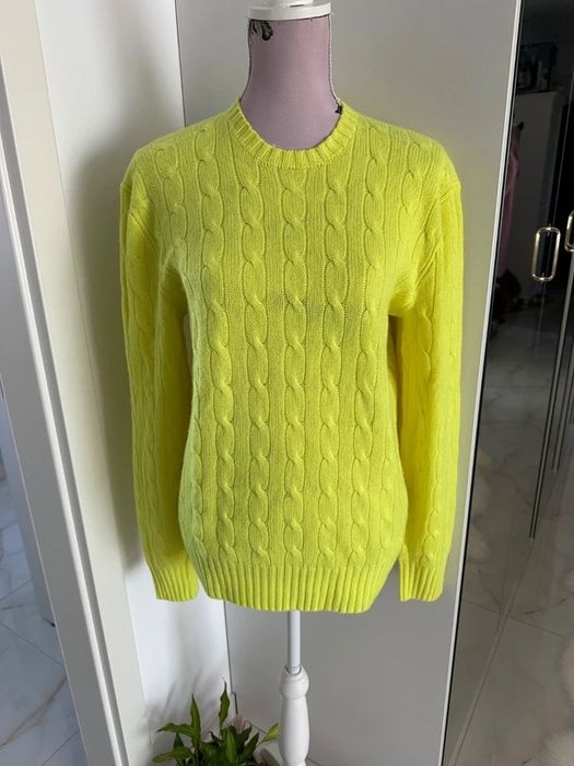 Ralph Lauren pulover galben casmir unisex