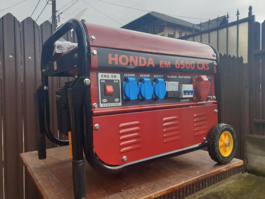 Generator Honda, 5.5 kw, 220v/380v, benzina, NOU, livrare gratuita