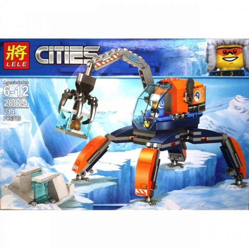 Конструктор CITIES 214 части арктически . Konstruktor