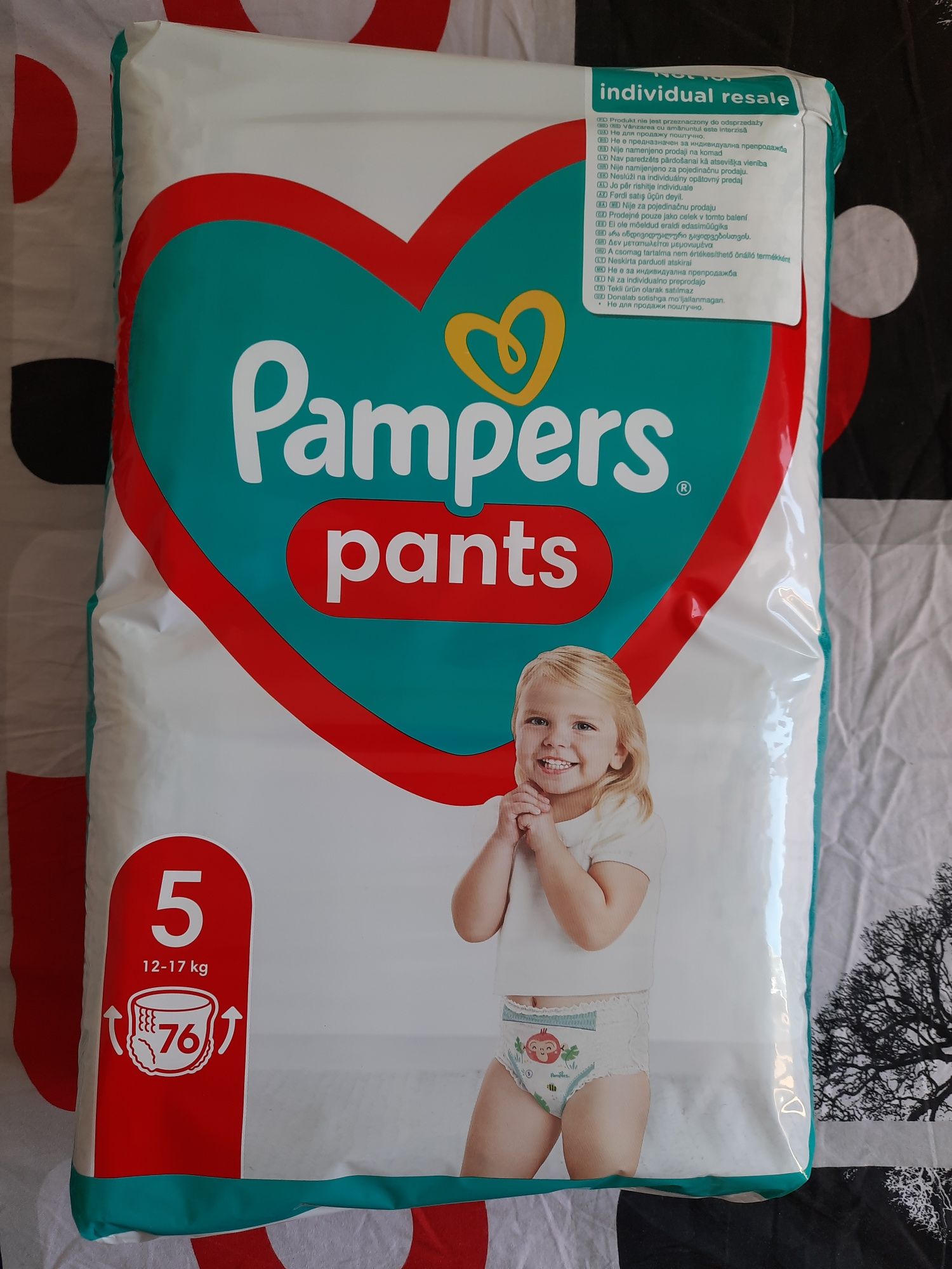 Scutece Pampers Pants nr. 5, 76 scutece - Livrare gratuita