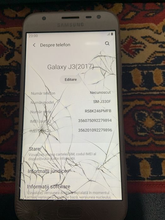 Vand samsung j3 2017 spart dar functional URGENT!!