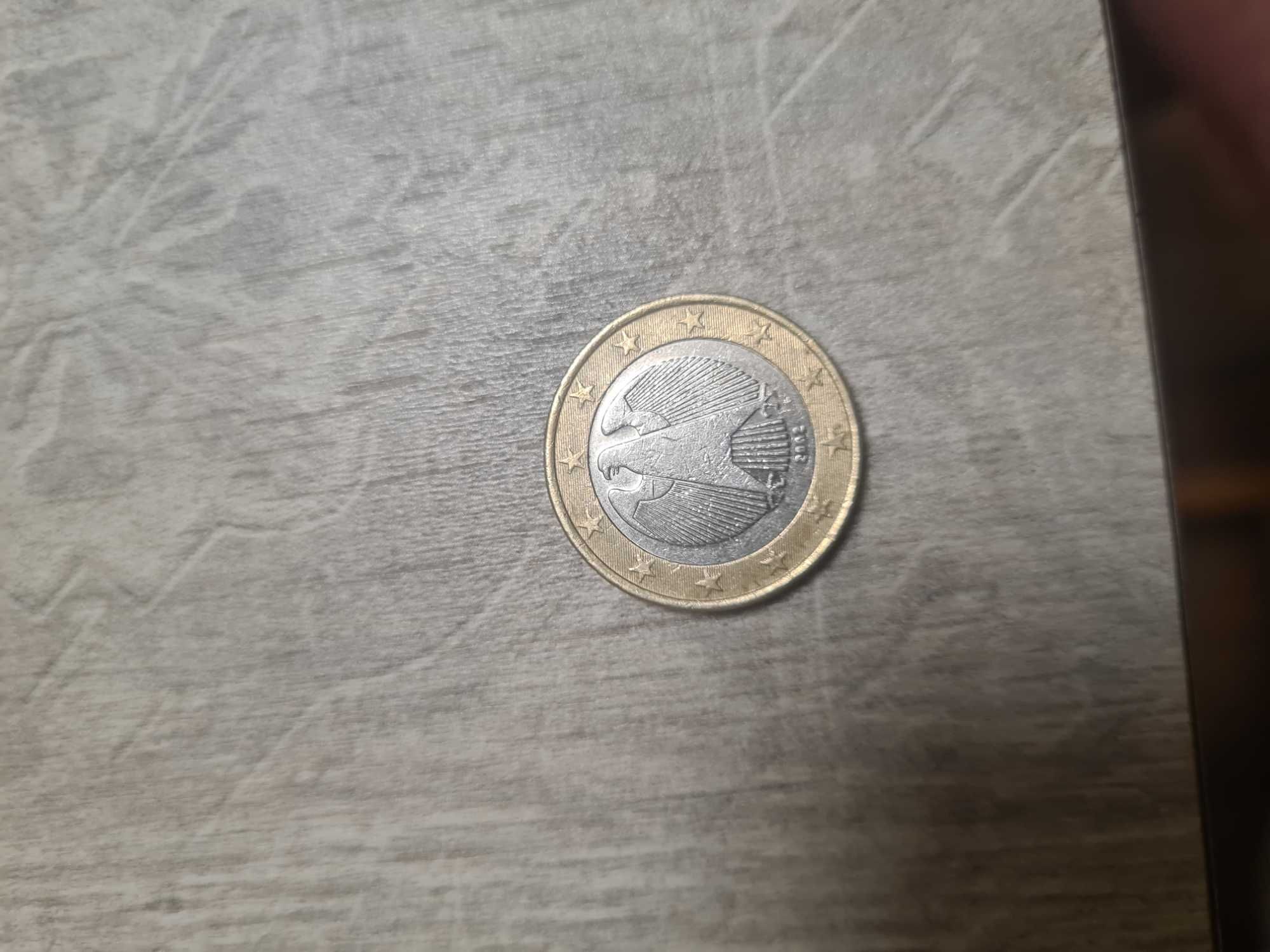 Монета 1 евро от 2002г. Германия