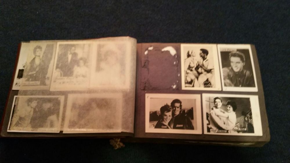 Album foto vintage cu actori Elvis, Sophia Loren,etc anii 50
