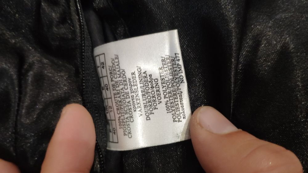 Ново дамско яке, естествена кожа ,размер 40