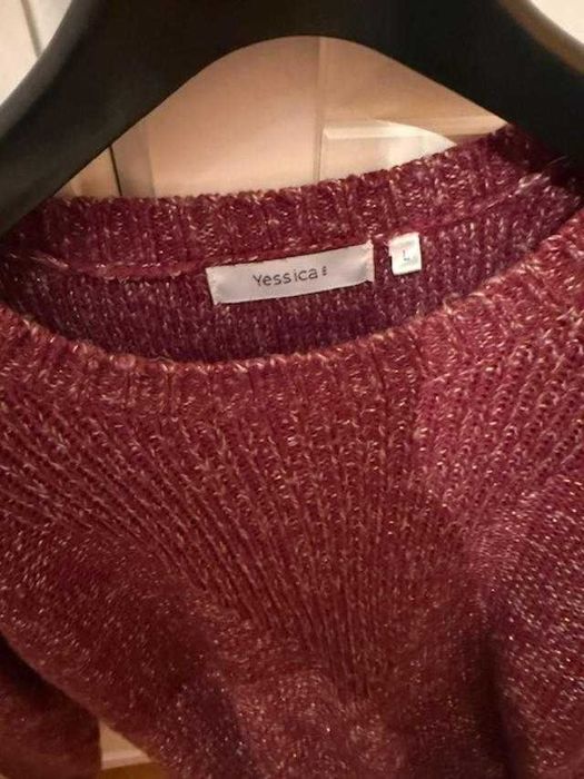 Pulover visiniu mar.46 marca C&A