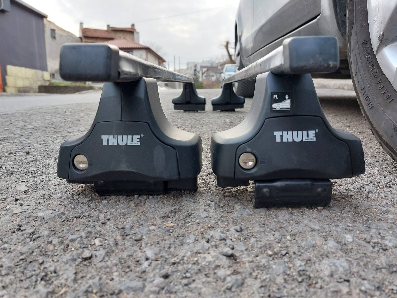 Напречни греди Thule за Toyota Yaris 2009/2010