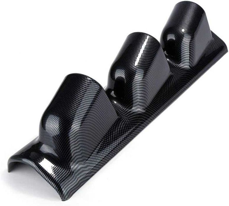 Стойка за 3 измервателни уреди 52мм. за колона - Карбон.