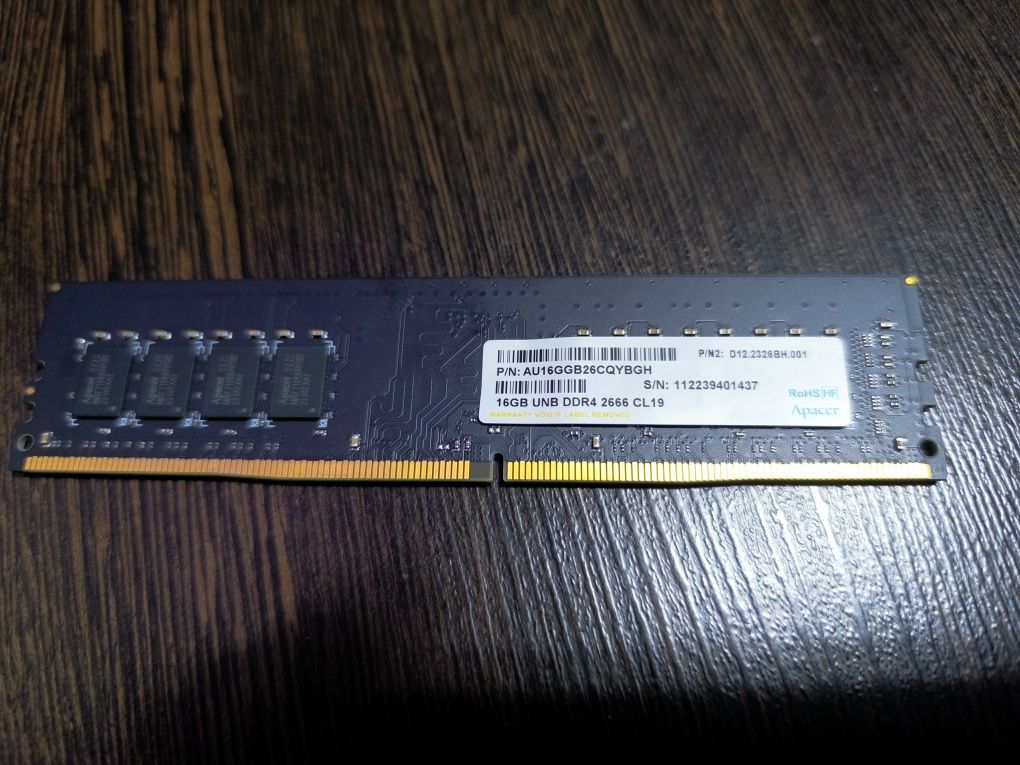 Оператива 16GB DDR4 2666 MHz