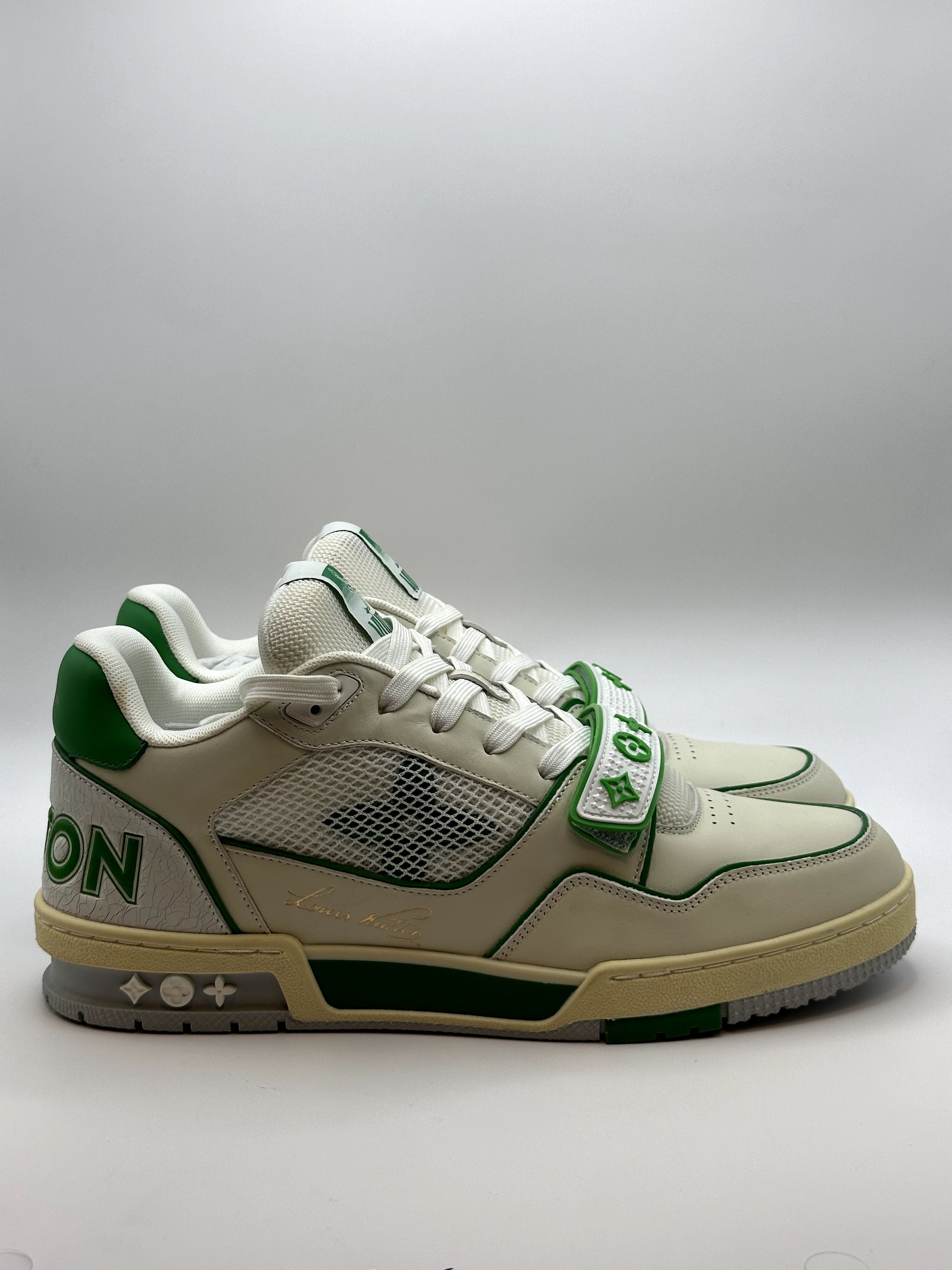 Louis Vuitton Trainers LV White/Green Sneakers