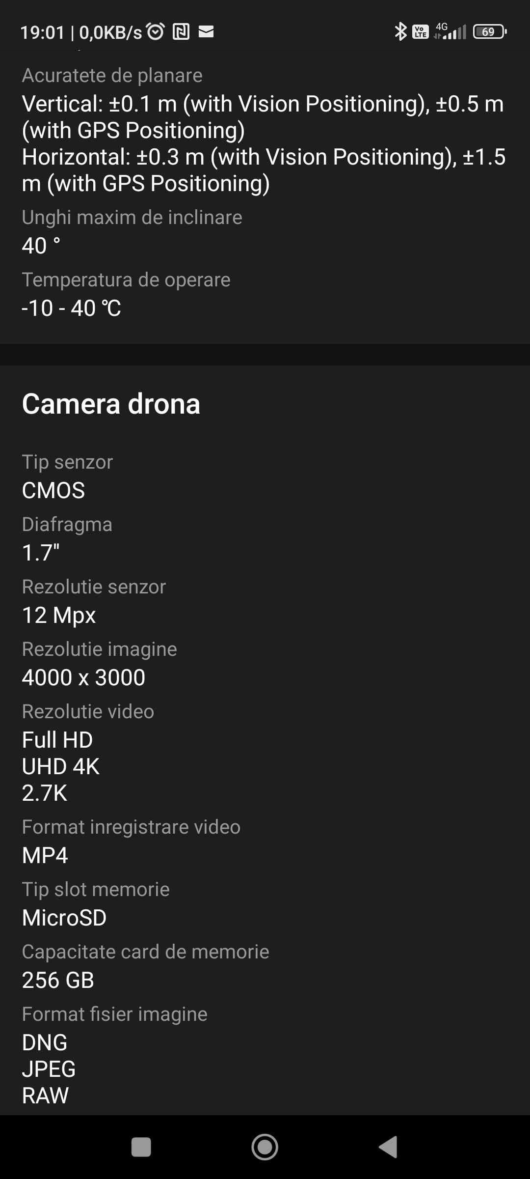 Drona DJI mini 3 + controller