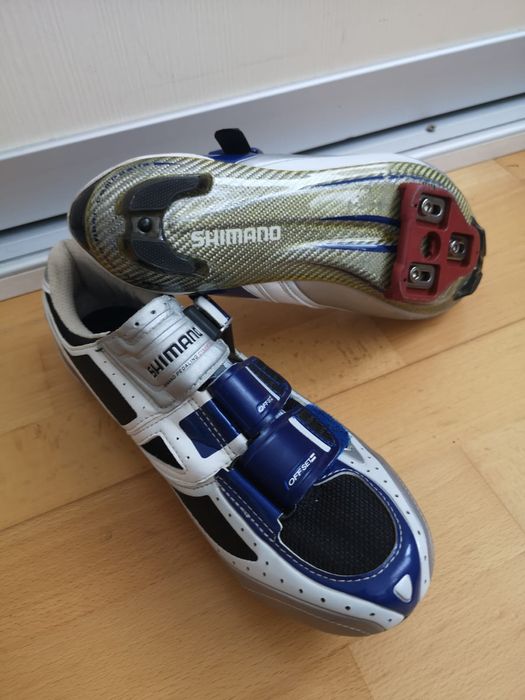 Pantofi ciclism profesionali Shimano cu placute SPD