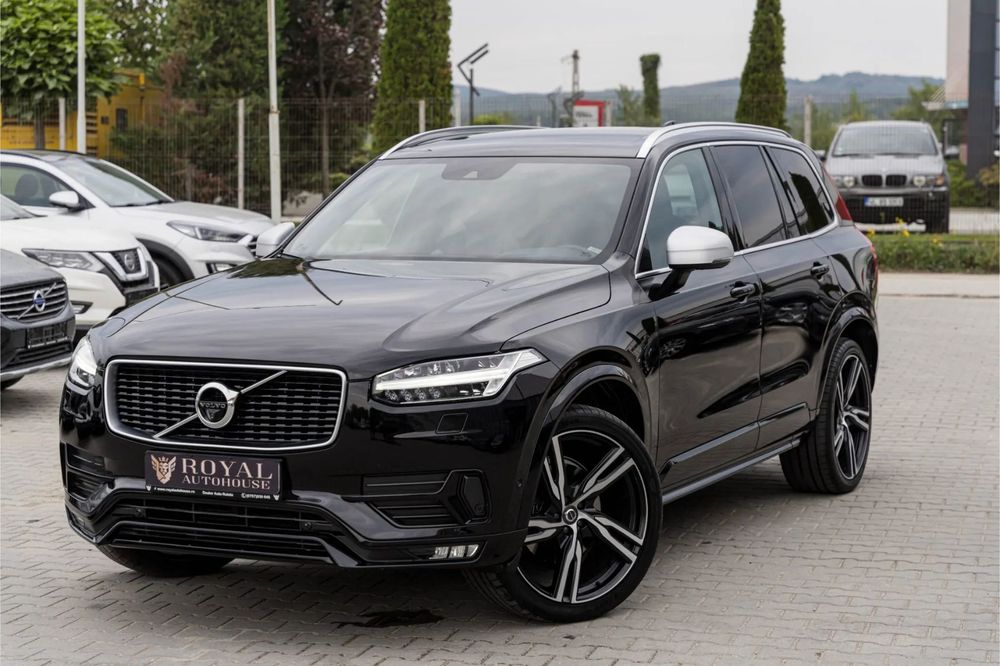 Volvo XC 90 GARANTIE, R Design, D5 235cp Awd, B&W, Perne aer, Panoramic, 7 locuri