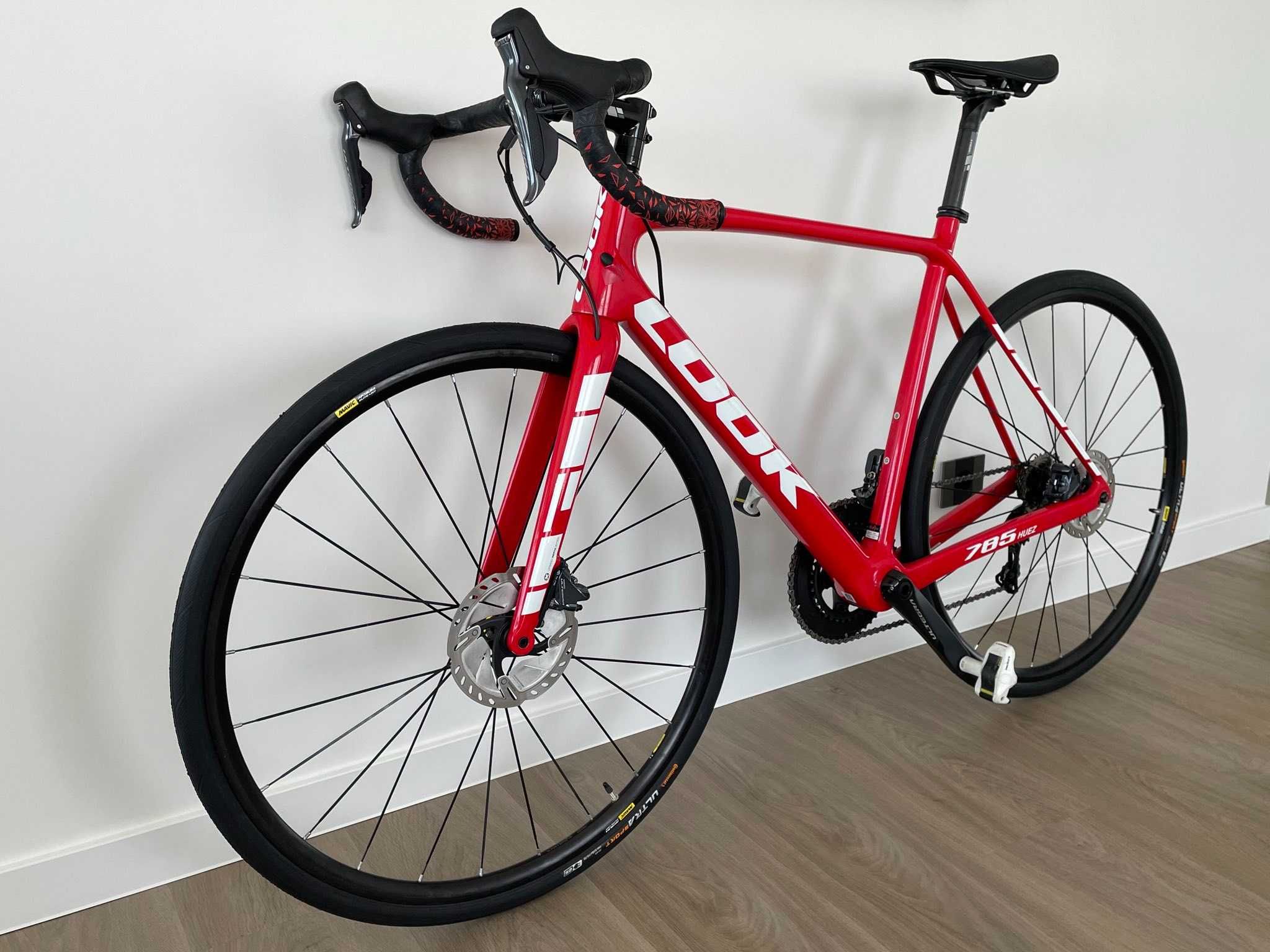 Като нов Look 785 Huez Disc карбонов велосипед Ultegra DI2 Размер